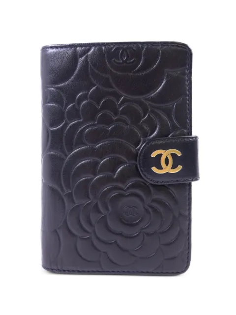 CHANEL Pre-Owned Camellia CC-logo wallet
