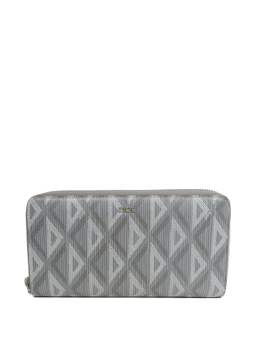 Christian Dior Pre-Owned CD Diamond long wallet - Grey