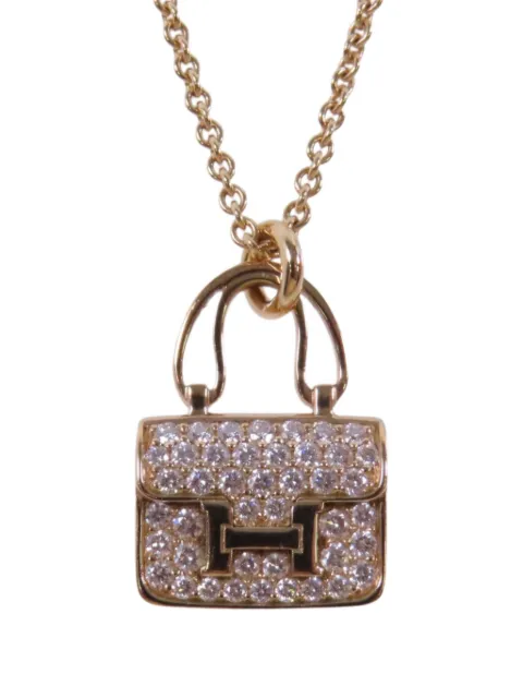 Hermès Pre-Owned Amulettes Constance diamond necklace