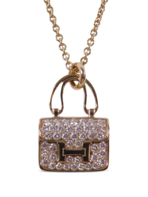 Hermès Pre-Owned Amulettes Constance diamond necklace