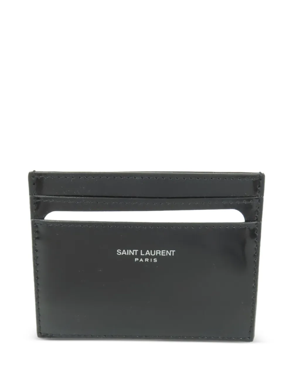 Saint Laurent Pre-Owned patent-leather cardholder - Nero