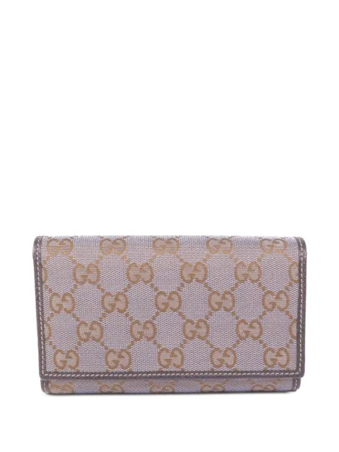 Gucci Pre-Owned GG canvas wallet