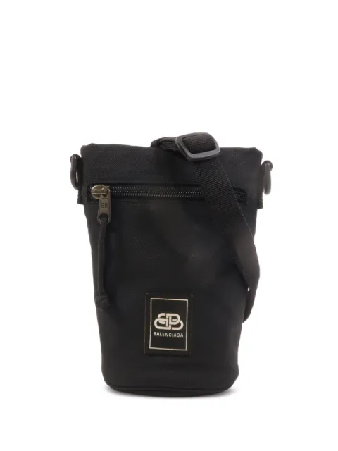 Balenciaga Pre-Owned logo-patch shoulder bag