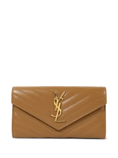 Saint Laurent Pre-Owned quilted flap wallet