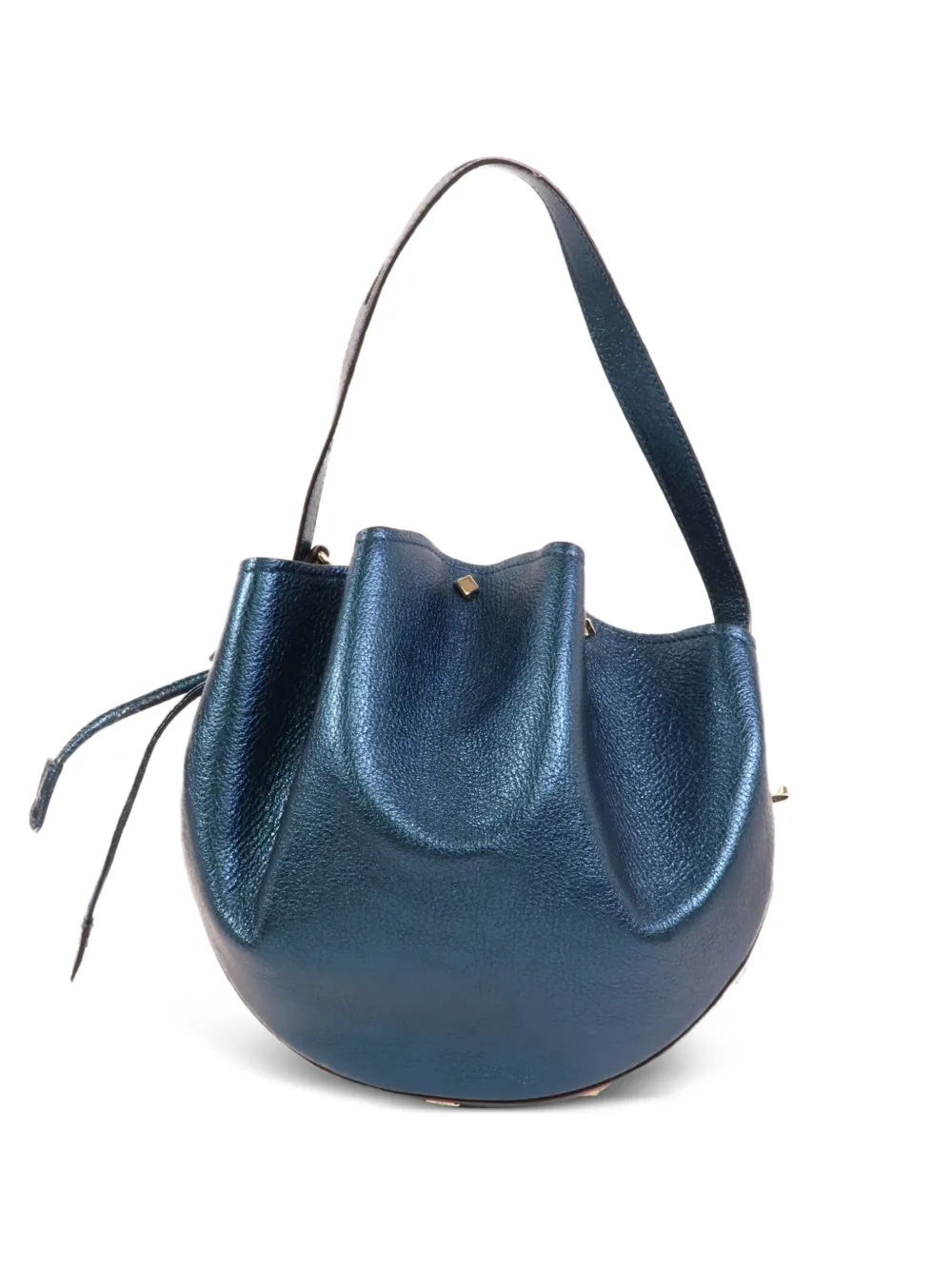 MCM Pre-Owned studded two-way shoulder bag - Blu