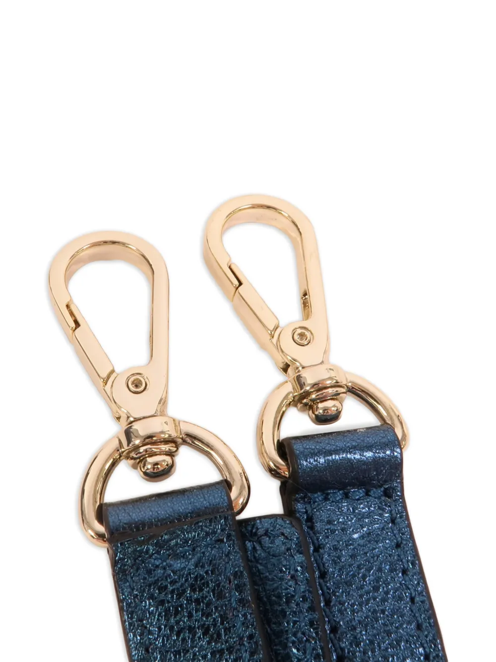  Mcm Pre-owned Bolso De Hombro Con Apliques - Azul 