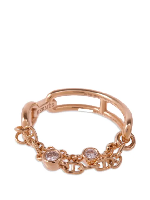 Hermès Pre-Owned Chaine d'Ancre Chaos Ring mit Diamanten