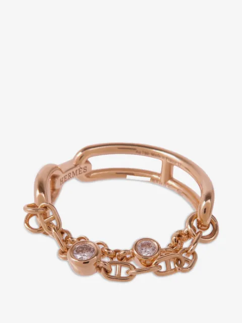 Hermès Pre-Owned Chaine d'Ancre Chaos diamond ring