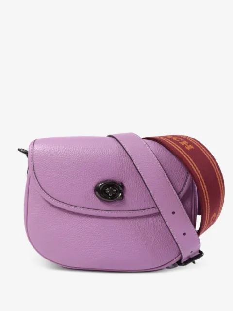 Coach Vintage pebbled turn-lock shoulder bag