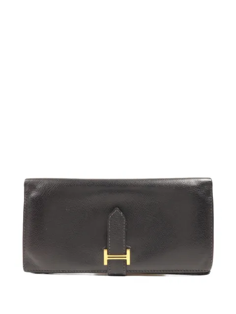 Hermès Pre-Owned Bearn logo wallet