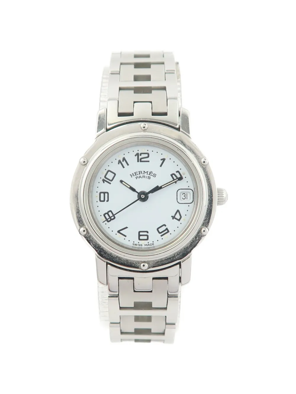 Hermès Pre-Owned Clipper 24mm watch - Bianco