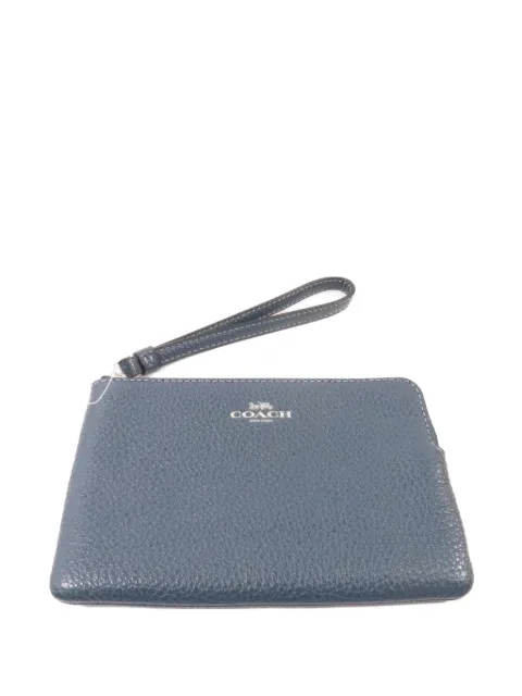 Coach Vintage pebbled leather clutch bag