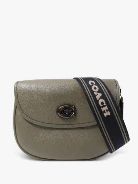 Coach Vintage sac porté épaule en cuir grainé