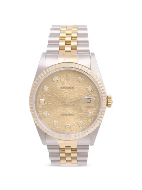 Rolex Datejust fluted bezel 36mm watch