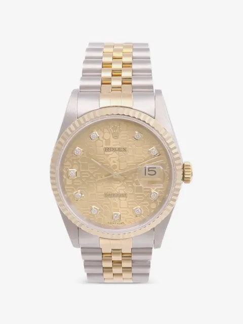 Rolex Datejust fluted bezel 36mm watch