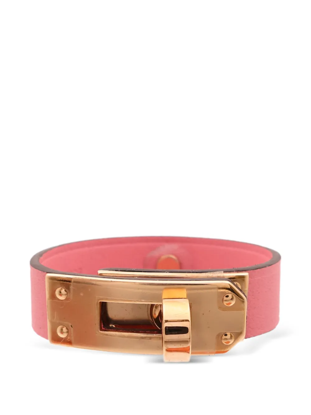 Hermès Pre-Owned Kelly leather glove clip - Rosa