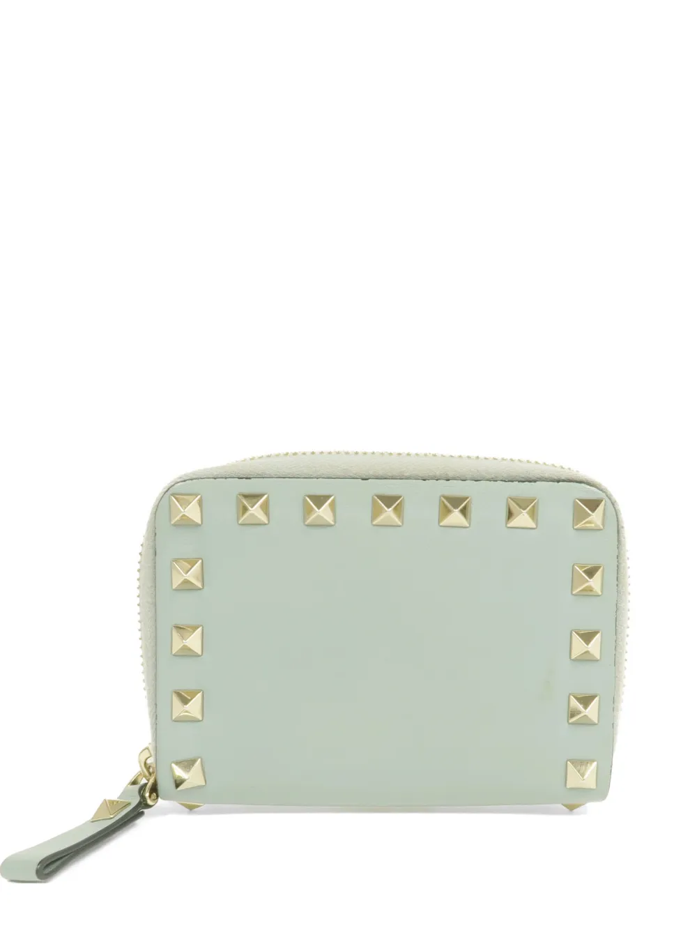 Valentino Garavani Pre-Owned Rockstud card case wallet - Blu
