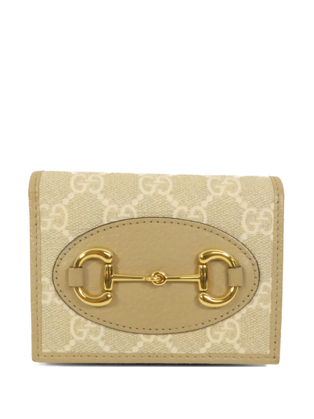 Gucci Pre-Owned Horsebit 1955 GG wallet - Neutrals