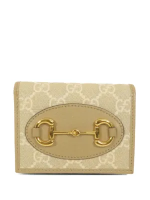 Gucci Pre-Owned グッチ ホースビット 1955 GG 財布 | ニュートラル