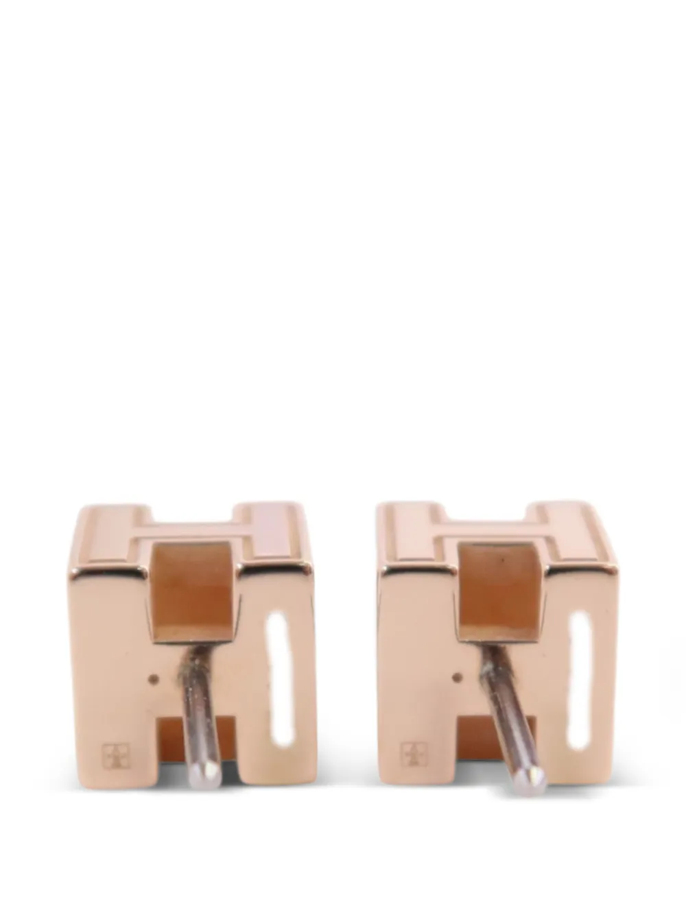 Hermès Pre-owned D'H Earrings in Gold, view 5