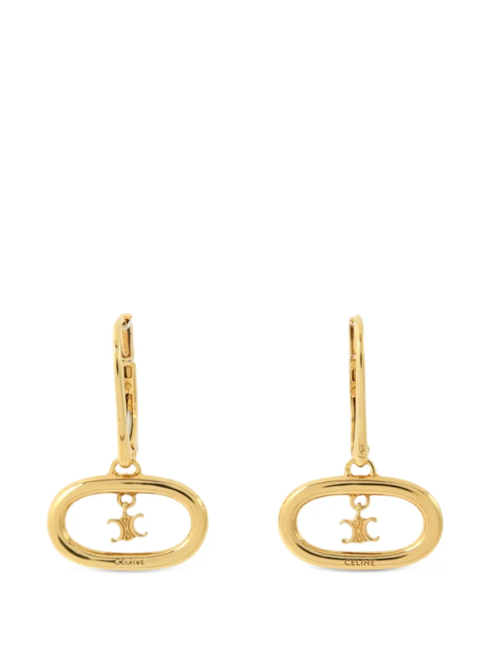 Celine Pre-Owned Triomphe Mobile earrings - Oro
