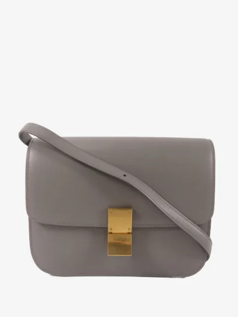 Celine Pre-Owned Classic Box leather shoulder bag