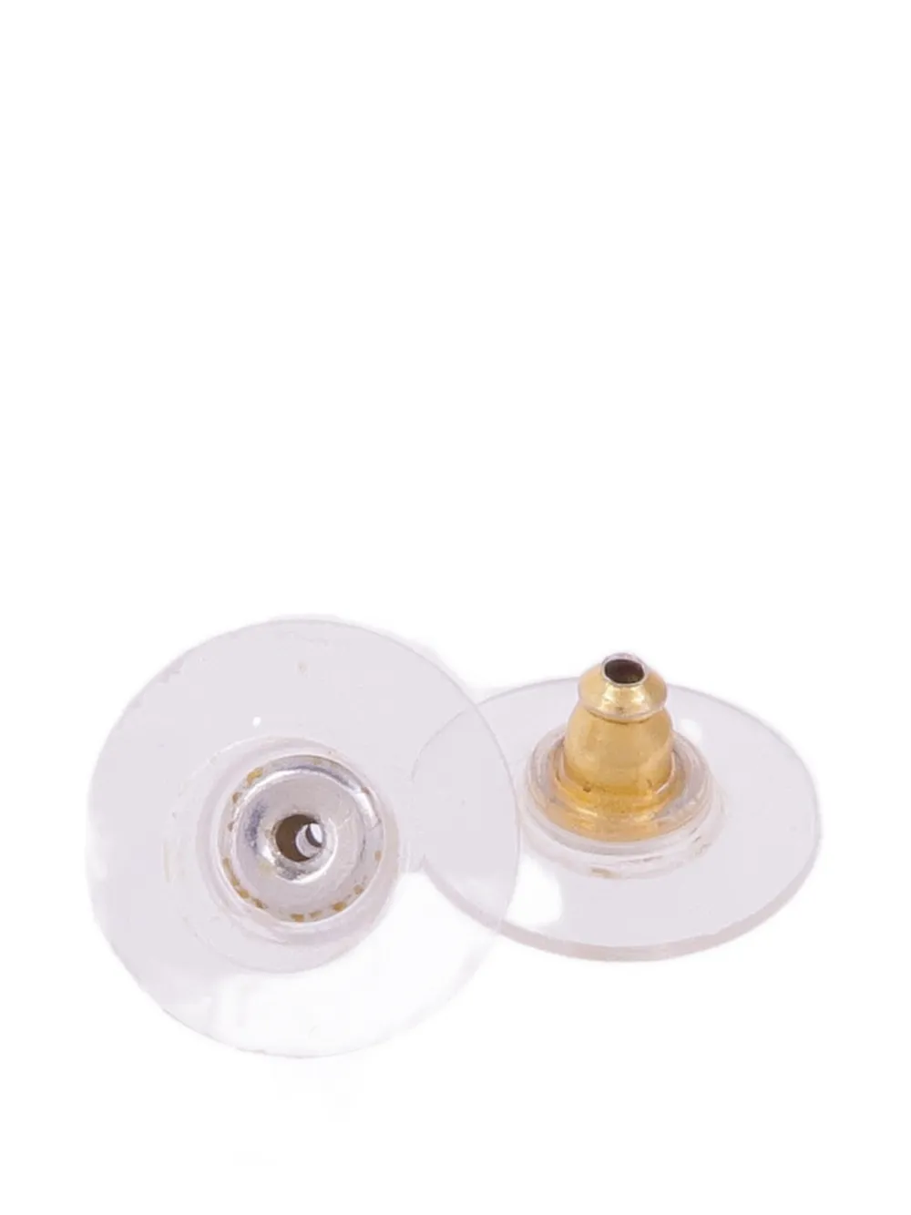 Pre-owned Chanel Cc Turn-lock Earrings In Gold