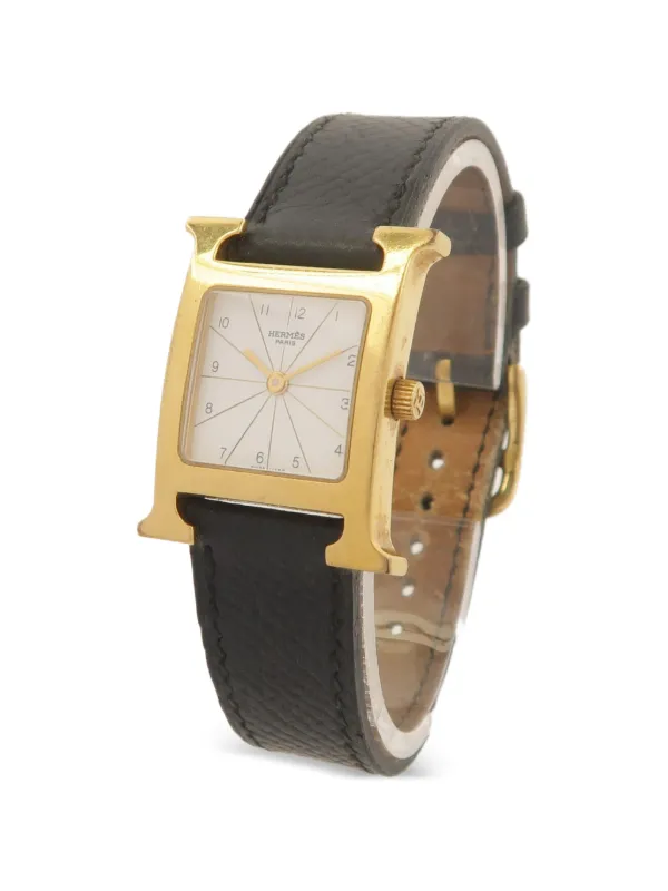 Hermès Pre-Owned Heure H 21mm Watch | White | FARFETCH display picture 3