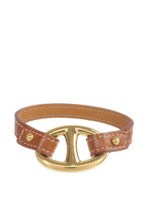 Hermès Pre-Owned Granville leather bracelet