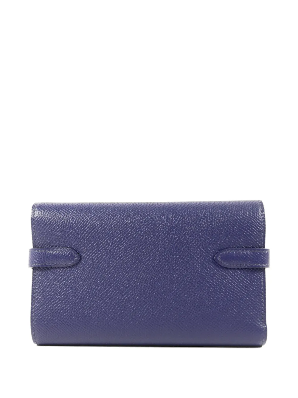 Hermès Pre-owned Kelly Leather Wallet in Blue, view 2