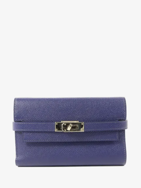 Hermès Pre-Owned portefeuille Kelly en cuir