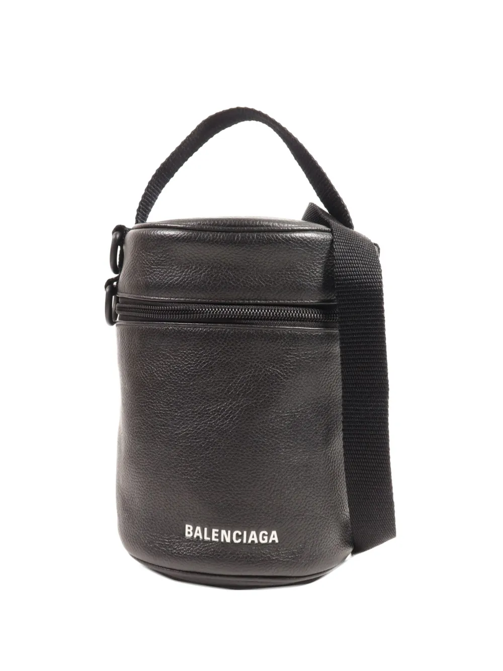 Balenciaga Pre-Owned cylindrical leather shoulder bag - Schwarz