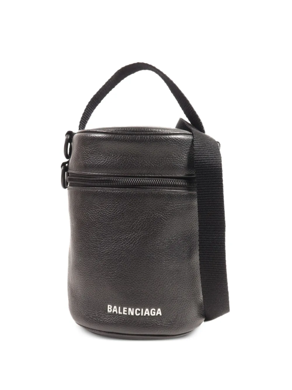 Balenciaga Pre-Owned cylindrical leather shoulder bag - Nero