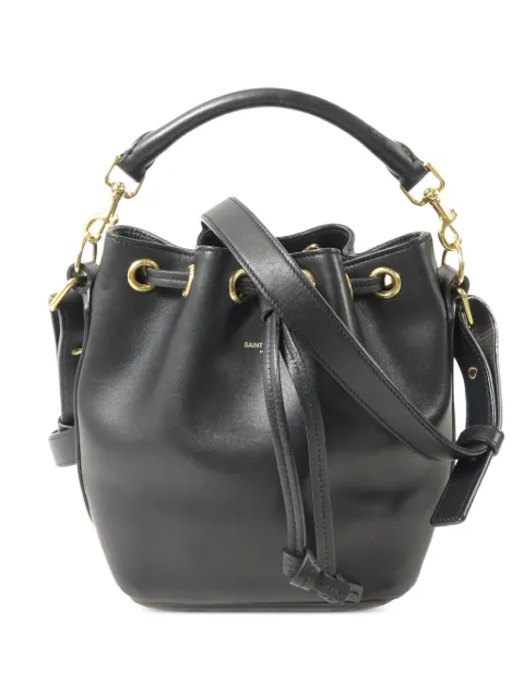 Saint Laurent Pre-Owned small Emmanuelle drawstring bucket bag