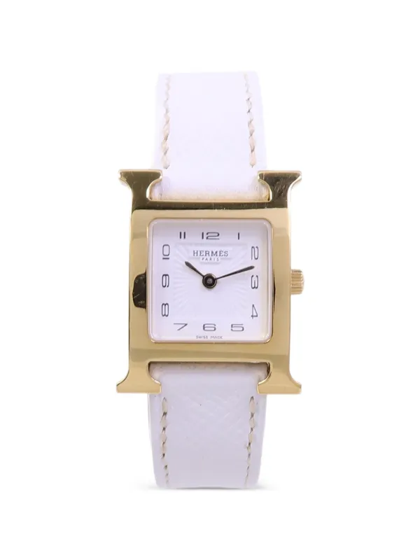 Hermès Pre-owned H 21mm Watch in White