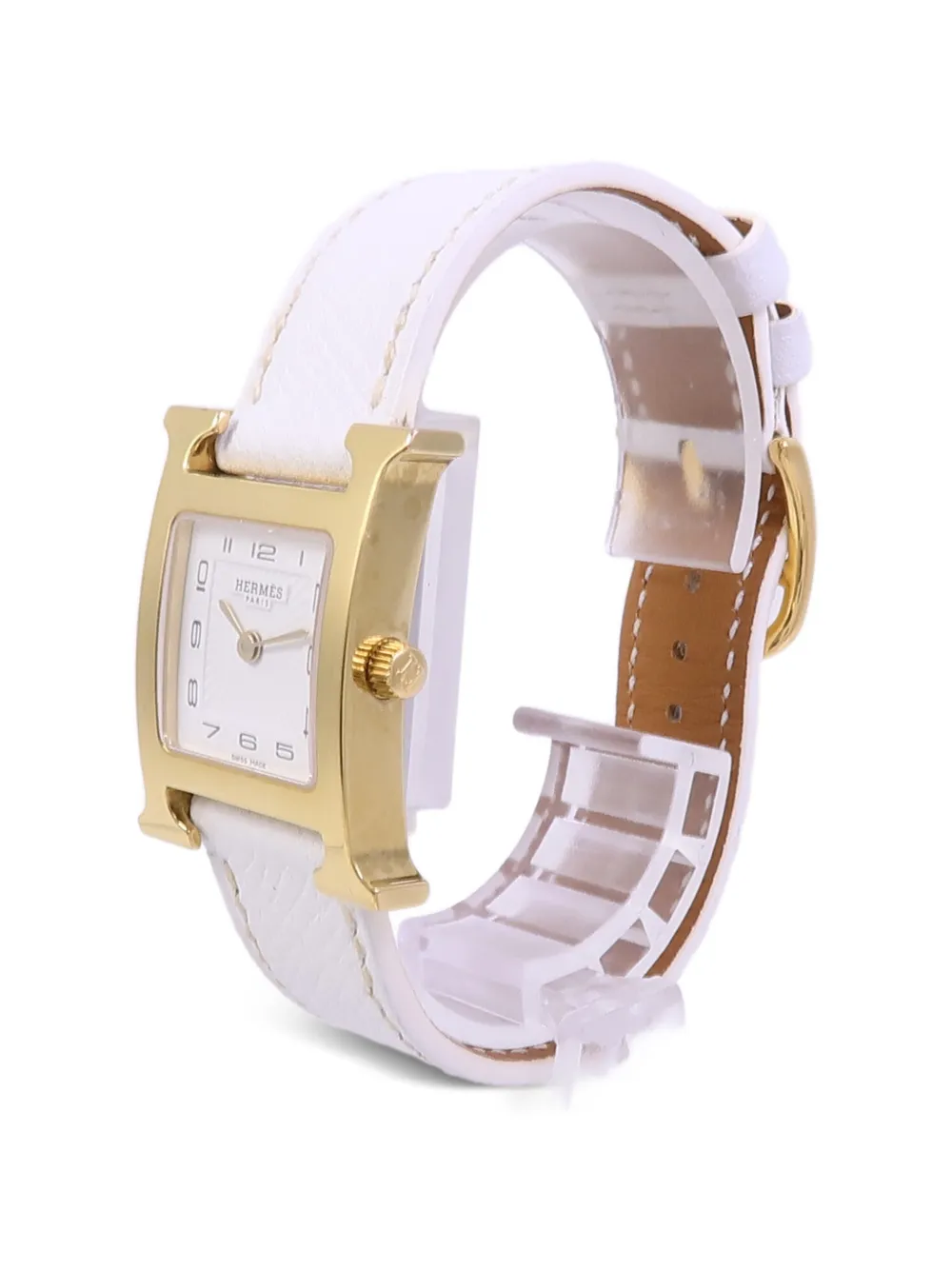 Hermès Pre-owned H 21mm Watch in White, view 5