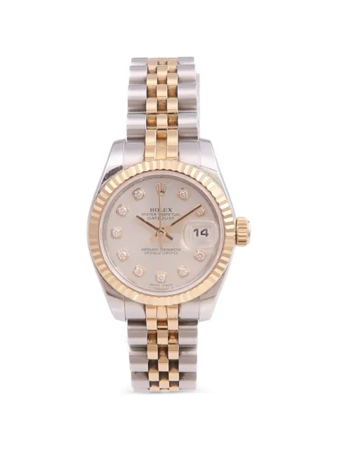 Rolex ساعة 'ديت جست' مرصعة بالألماس 26 ملم