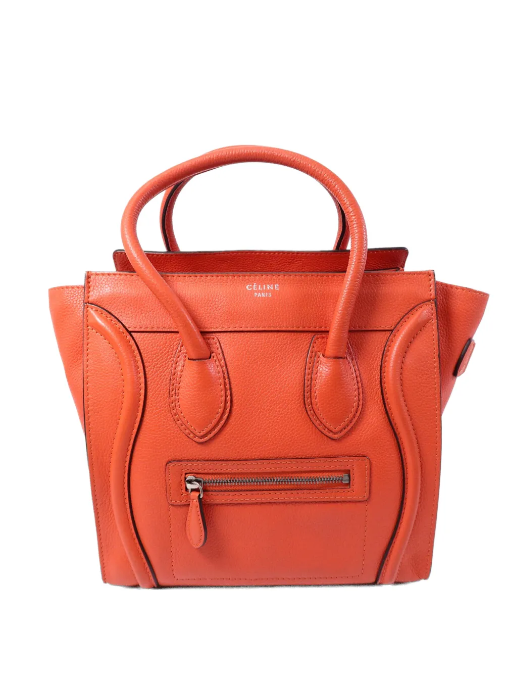 Celine Pre-Owned Celine Micro Luggage handbag - Arancione