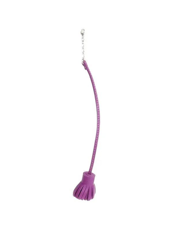 Hermès Pre-owned Milo Leather Tassel Page Marker in Purple