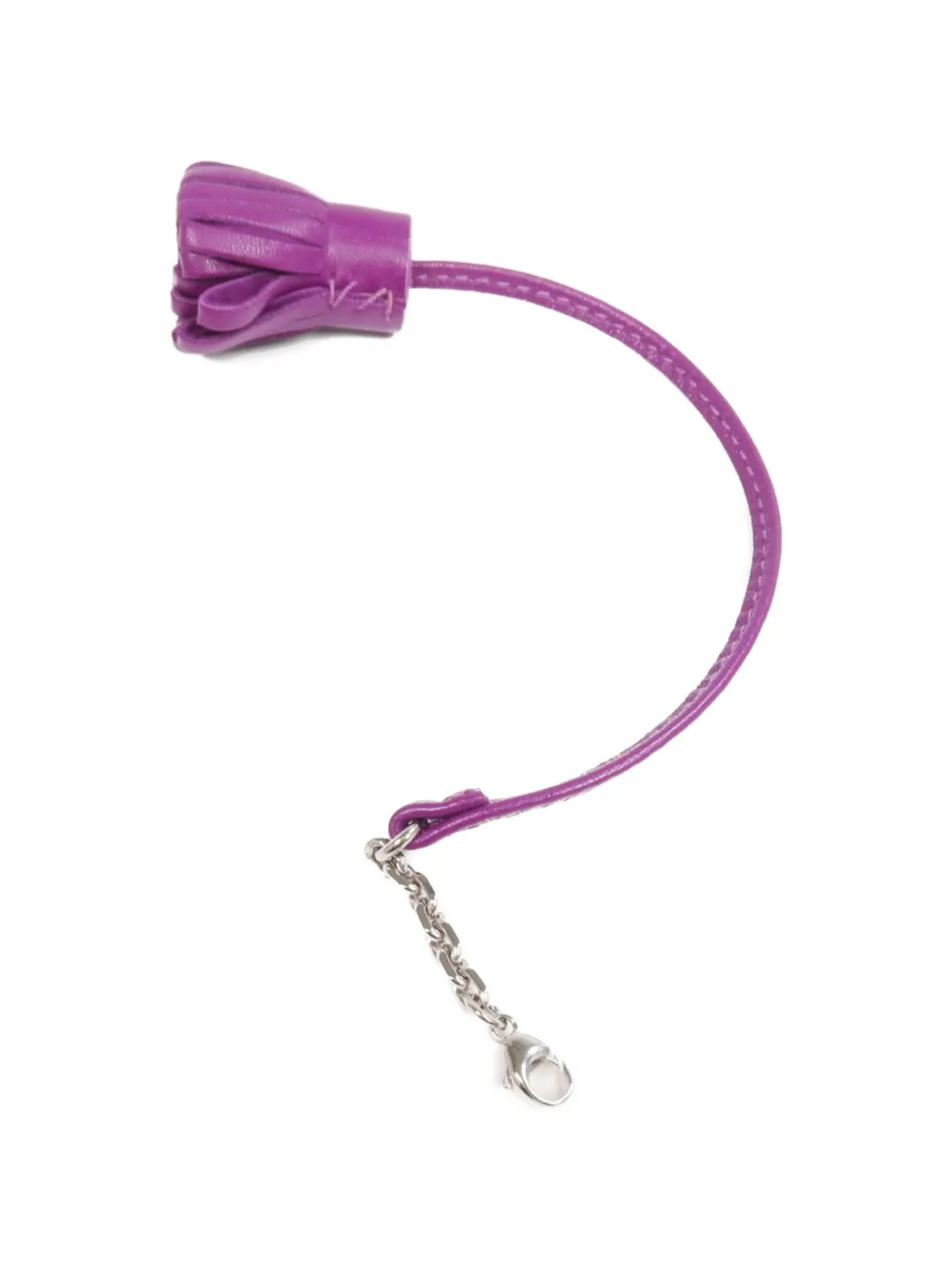 Hermès Pre-owned Milo Leather Tassel Page Marker in Purple, view 5