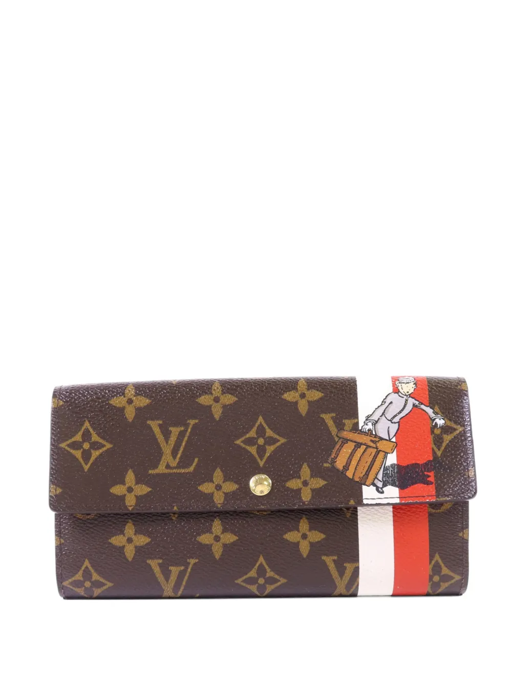 Louis Vuitton Pre-Owned Sarah Monogram Groom wallet - Marrone