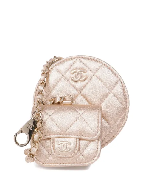 CHANEL Pre-Owned CC quilted coin purse