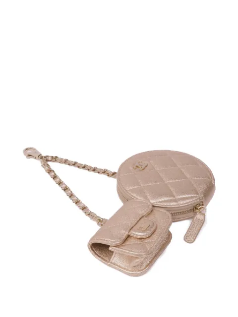 CHANEL Pre-Owned CC quilted coin purse