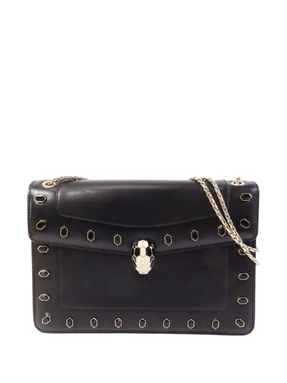 Bvlgari Pre-Owned Serpenti Forever chain shoulder bag - Nero