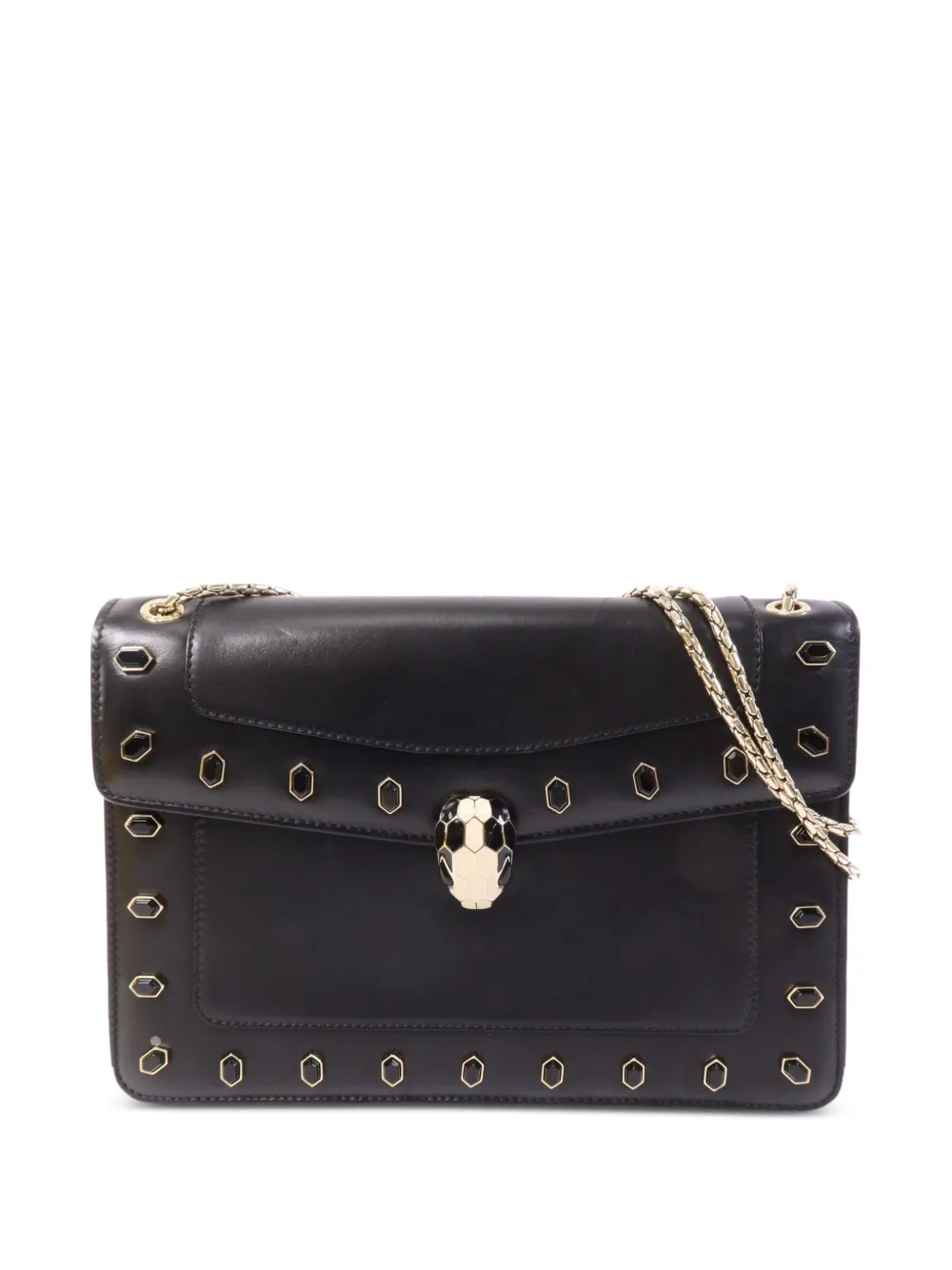 Bvlgari Pre-Owned Serpenti Forever chain shoulder bag - Nero