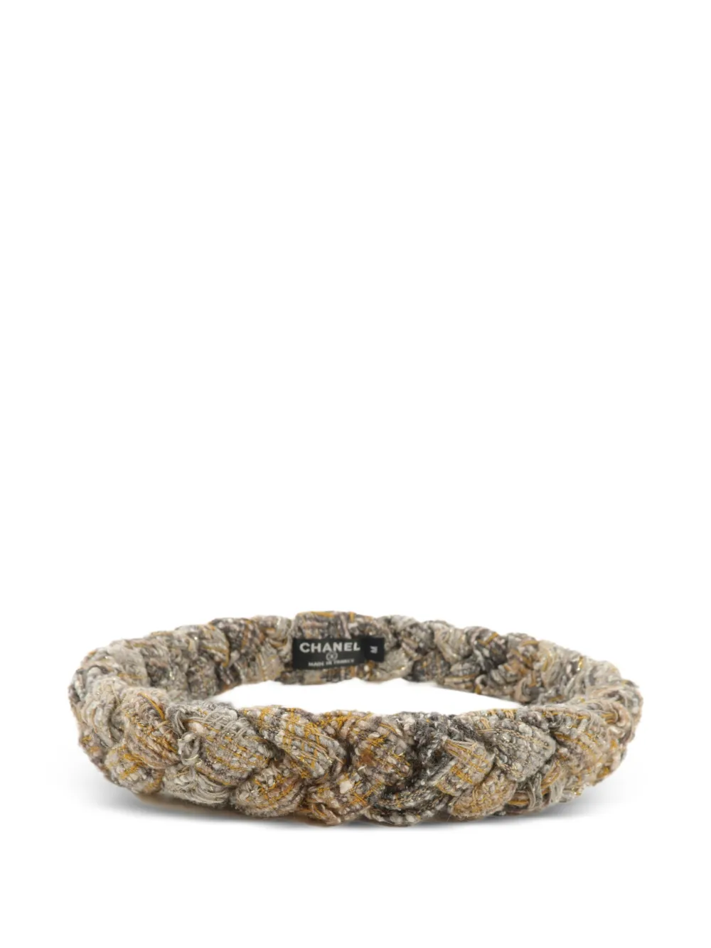 Chanel Pre-owned Braided-design Hair Accessory in Grey, view 5