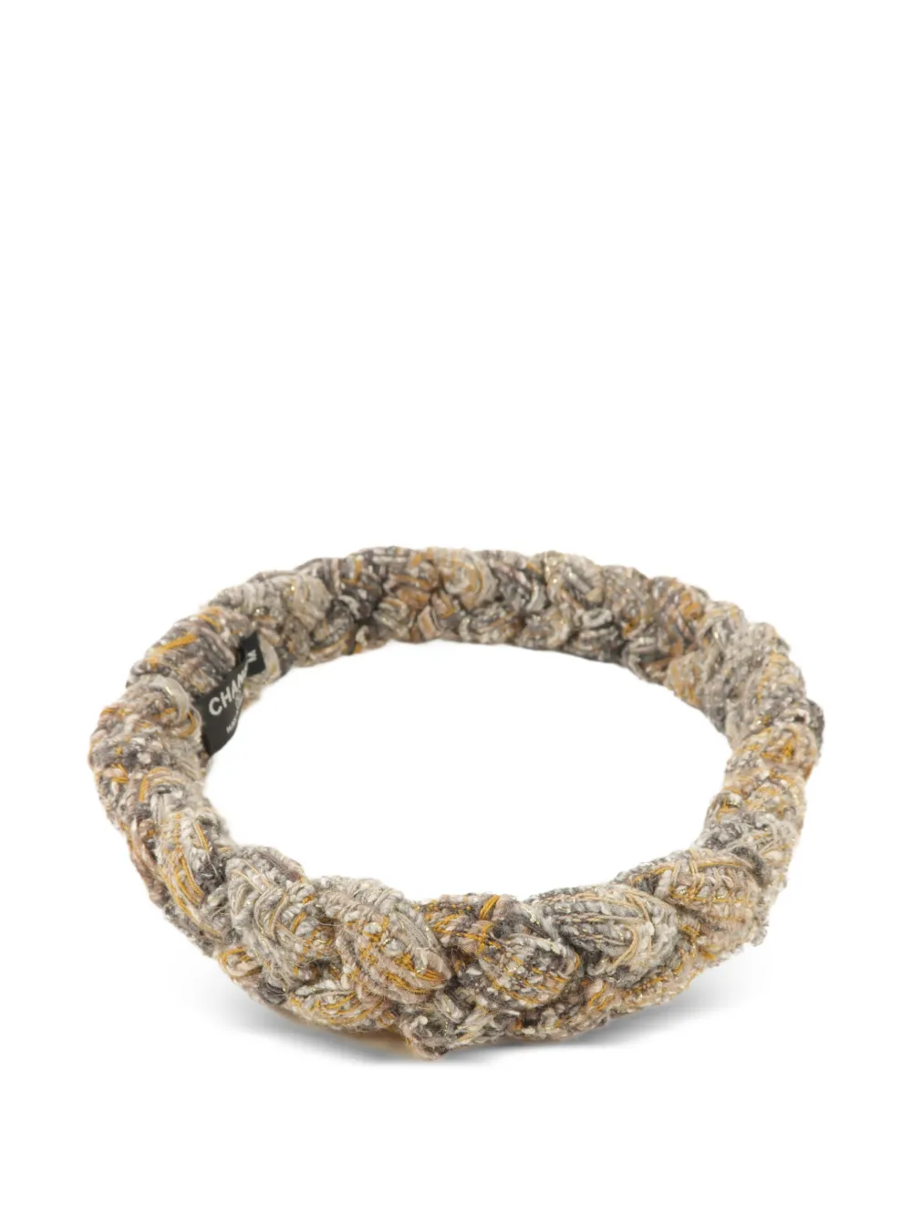 Chanel Pre-owned Braided-design Hair Accessory in Grey, view 3
