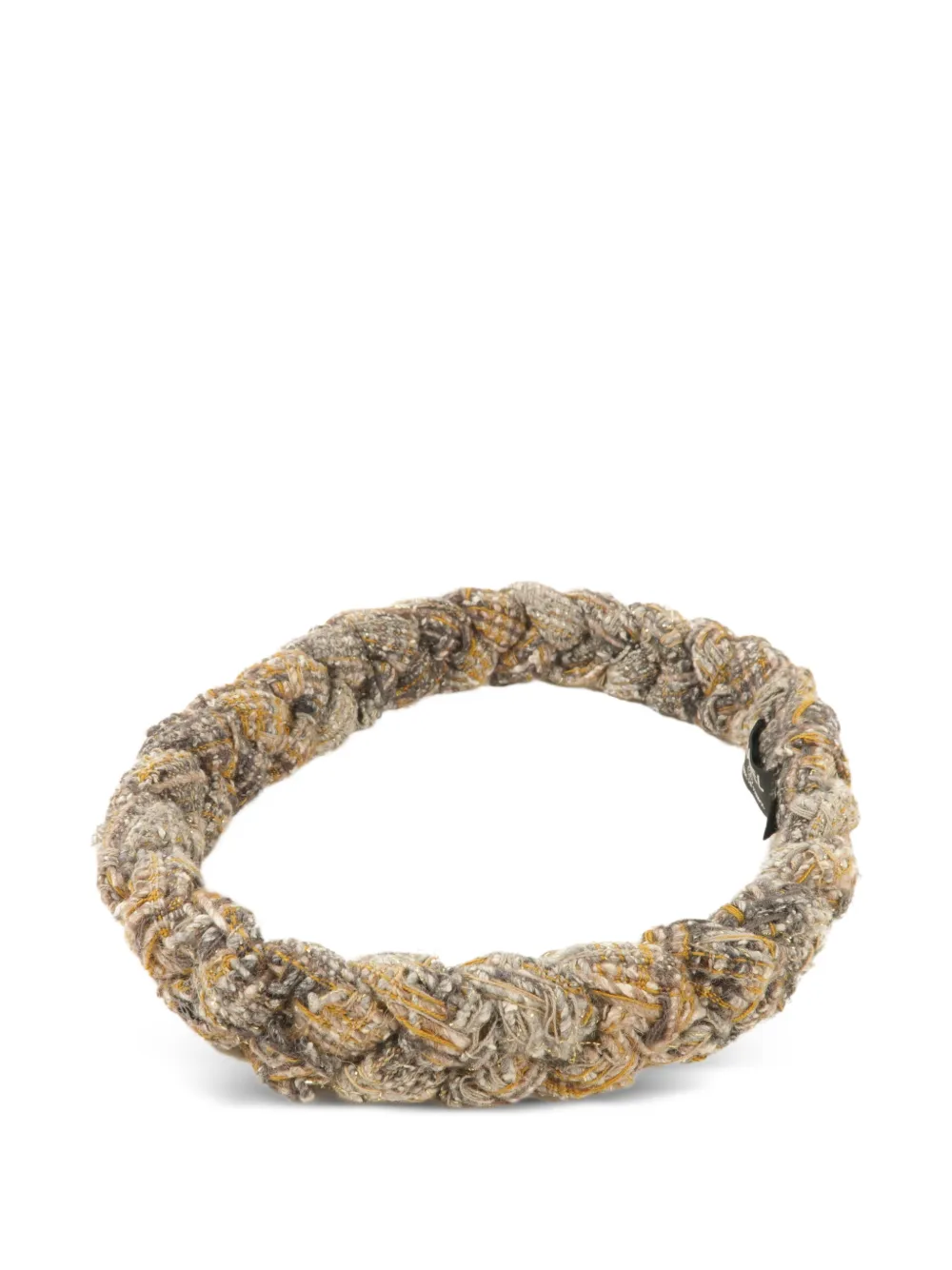 Chanel Pre-owned Braided-design Hair Accessory in Grey, view 4