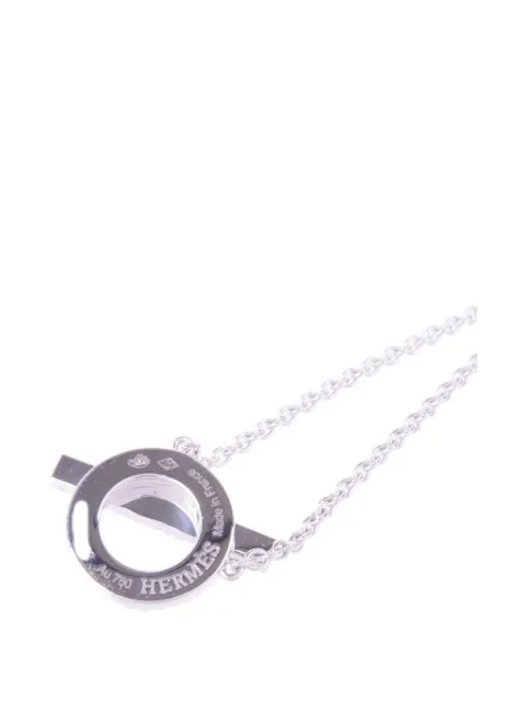 Hermès Pre-Owned Finesse diamond necklace