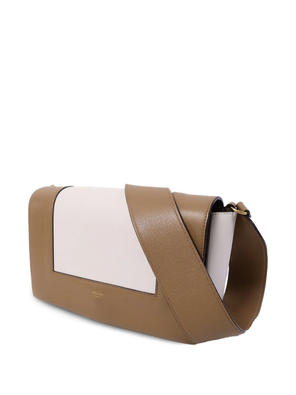CELINE Pre-owned Frame Shoulder Bag In White